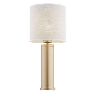 Argon Riva 8315 lampa stołowa lampka 1x15W E27 lniana/złota