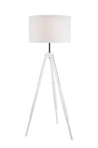 Lamkur Theo 36182 lampa stojąca podłogowa 1x60W E27 biała