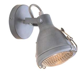 Candellux Crodo 91-71101 kinkiet lampa ścienna 1x40W E14 szary