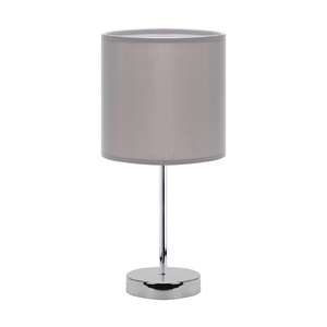 Struhm Agnes 03147 lampa stołowa lampka 1x40W E14 szara/chrom