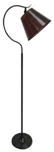 Candellux Nebrasca 51-41913 lampa podłogowa stojąca 1x60W E27 czarny / brązowy