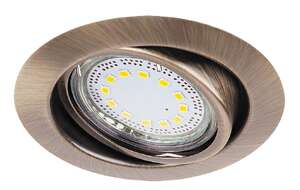 Lampa oprawa sufitowa downlight oczko Rabalux Lite 3x3W GU10 LED brązowy 1051