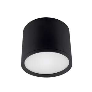 Struhm Rolen 3781 plafon okrągły tuba lampa sufitowa spot 12x9cm 1x10W LED 4100K biały/czarny