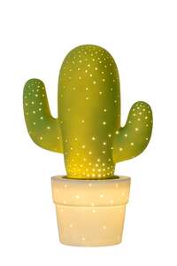 Lucide Cactus 13513/01/33 lampa stołowa lampka 1x40W E14 zielona