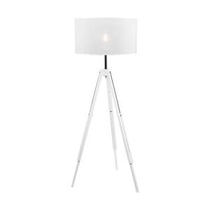 Lamkur Sofia 25179 lampa stojąca podłogowa 1x60W E27 biała/czarna