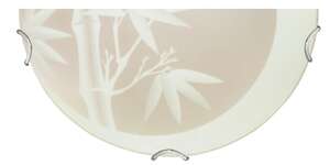 Candellux Bamboo 11-06646 plafon lampa sufitowa 1x60W E27 biały / chrom