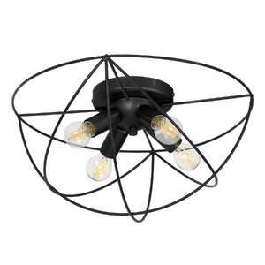 Luminex Copernicus 1101 plafon lampa sufitowa 4x60W E14 czarny
