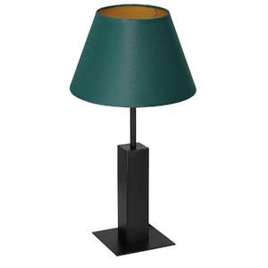 Luminex Table lamps 3645 Lampa stołowa lampka 1x60W E27 czarny/zielony/złoty