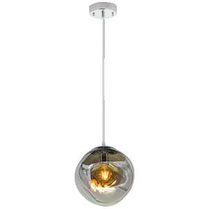 Elem Amalfi 2049/1 8C lampa wisząca zwis 1x60W E27 chrom/szara