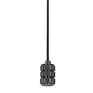 Italux Millenia DS-M-010-03 SHINY BLACK lampa wisząca zwis 1x60W E27 czarna