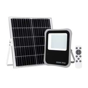 Italux Bares SLR-73142-200W naświetlacz solarny nowoczesny 1x200W LED 4000K 1670 lm szary
