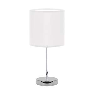 Struhm Agnes 3146 lampa stołowa lampka 1x40W E14 biała/chrom