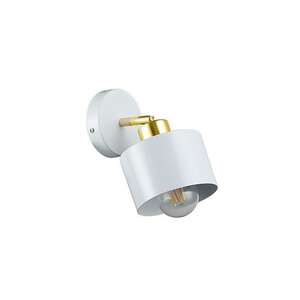 LVT Elza 3766 kinkiet lampa ścienna nowoczesny elegancki metalowy loft 1x35W E27 biały/złoty
