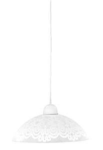 Candellux Bilbao 31-09302 lampa wisząca zwis 1x60W E27 biała