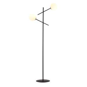 Emibig Linear 1169/LP2 lampa stojąca podłogowa 2x10W E14 biała/czarna