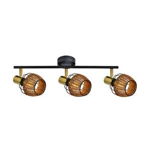 Zuma Line Copa R5022003-3TU plafon lampa sufitowa 3x40W E14 brązowy/czarny
