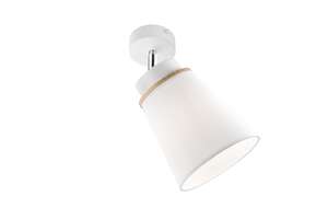 Lamkur Augustino 37547 plafon lampa sufitowa spot 1x60W E27 biały