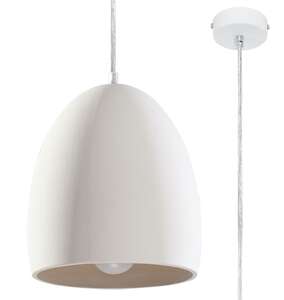 Sollux Flawiusz SL.0848 lampa wisząca ceramiczna 1x60W E27 biały
