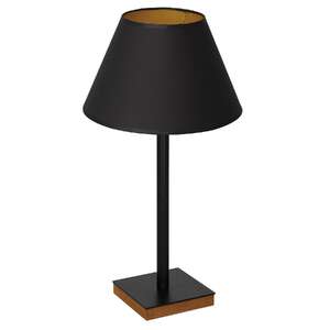 Luminex Table lamps 3760 Lampa stołowa lampka 1x60W E27 czarny/naturalny/złoty