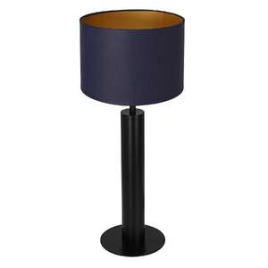 Luminex Table lamps 3667 Lampa stołowa lampka 1x60W E27 czarny/niebieski/złoty