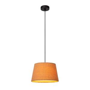 Lucide Woolly 10416/01/44 lampa wisząca zwis 1x60W E27 ochra/czarna