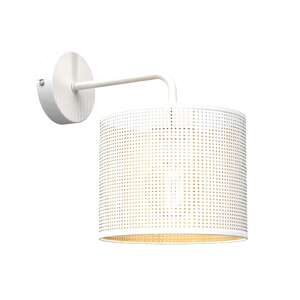 Luminex Loft 5259 kinkiet lampa ścienna 1x60W E27 biały/złoty
