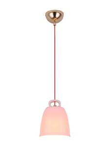 Candellux Ledea Sewilla 50101141 lampa wisząca zwis 1x40W E27 różowa