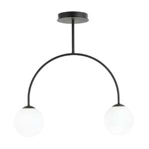 Emibig Archi 1288/2 plafon lampa sufitowa 2x10W E14 biały/czarny