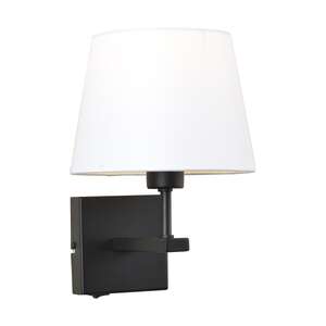 Italux Norte WL-1122-1-A-BM-RO-WH kinkiet lampa ścienna 1x60W E27 czarny/biały