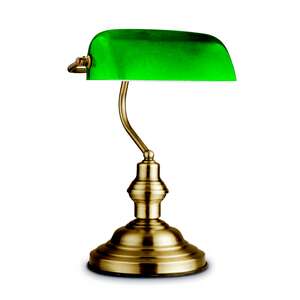 Globo Antique 24934 lampa stołowa lampka 1x60W E27 złota/zielona