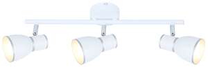 Listwa lampa sufitowa plafon spot Candellux Fido 3x40W E14 biała / chrom 93-63403