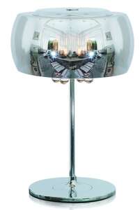 Lampa stołowa Zuma Line Crystal T0076-03E kryształowa 3x42W G9 chrom