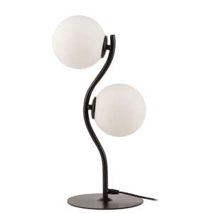 Sigma Vena 50367 lampa stołowa lampka 2x12W G9 czarna/biała