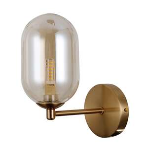 Italux Perano WL-4215-1-HBR kinkiet lampa ścienna 1x5W G9 brąz antyczny