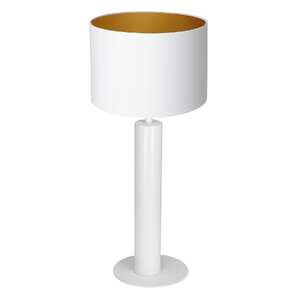 Luminex Table lamps 3662 Lampa stołowa lampka 1x60W E27 biały/złoty