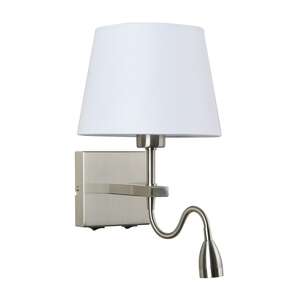 Italux Norte WL-1122-2-BL-SN-RO-WH kinkiet lampa ścienna 1x60W E27 niklowany
