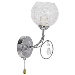Elem Carmen 8823/1 8C kinkiet lampa ścienna 1x60W E27 chrom/biały
