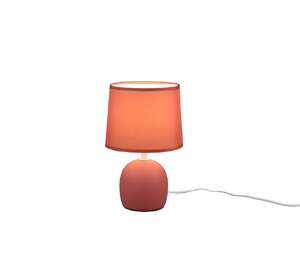 Trio RL Malu R50802618 lampa stołowa lampka 1x10W E14 pomarańczowa/pomarańczowa