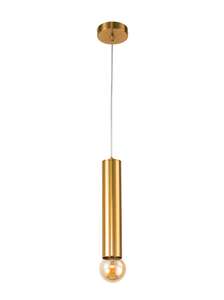 Candellux Ledea Austin 50101231 lampa wisząca zwis 1x40W E27 złota