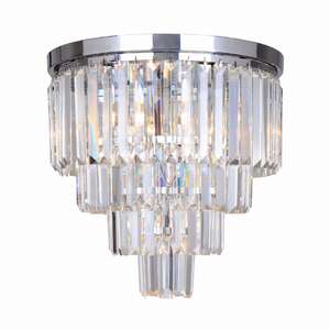 Zuma Line Amedeo FC17106/6+3+1-chromE+CL plafon lampa sufitowa 10x40W E14 przezroczysty/chrom