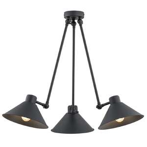 Argon Altea 1452 lampa wisząca zwis 3x15W E27 czarny  