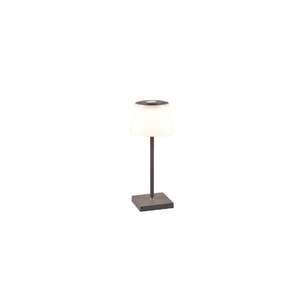 Trio Sanchez R54126142 lampa stołowa zewnętrzna lampka z funkcją ładowania IP44 1x2W LED 3000-5000K antracyt/biała