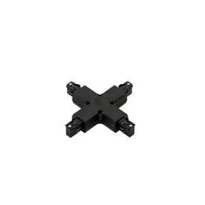 Italux 4 Phase Track - Cross Joint - Black  TR-PLUS-JOINT-BL Złączka krzyżowa do mocowania szyn Czarna