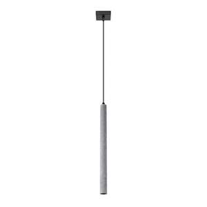 Sollux Pastelo SL.1271 lampa wisząca zwis nowoczesna beton sopel rurka tuba 1x8W G9 czarna/szara