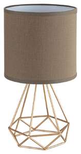 Rabalux Kinga 3017 lampa stołowa lampka 1x40W E14 złota/brązowa