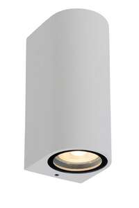 Lucide Zaro 69801/02/31 kinkiet zewnętrzny lampa ścienna ogrodowa IP44 2x35W GU10 biały