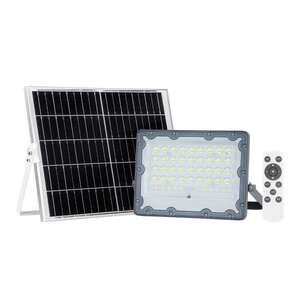Italux Riara SLR-21387-100W naświetlacz solarny nowoczesny 1x100W LED 4000K 913 lm szary