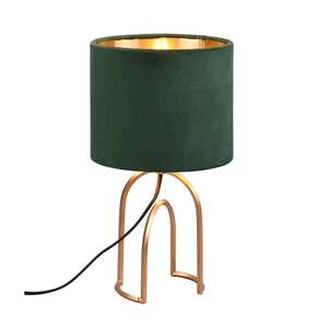 Trio Rl Grace R51131015 lampa stołowa lampka 1x40W E14 zielona/złota