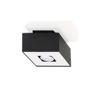 Sollux Mono 1 SL.0070 Plafon lampa sufitowa 1x40W GU10 IP44 biały/czarny