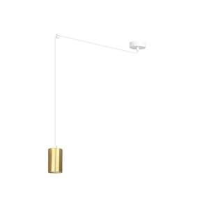 Emibig Traker 527/1 lampa wisząca zwis 1x10W GU10 złota/biała
